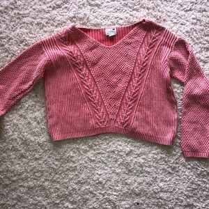 Pink sweater